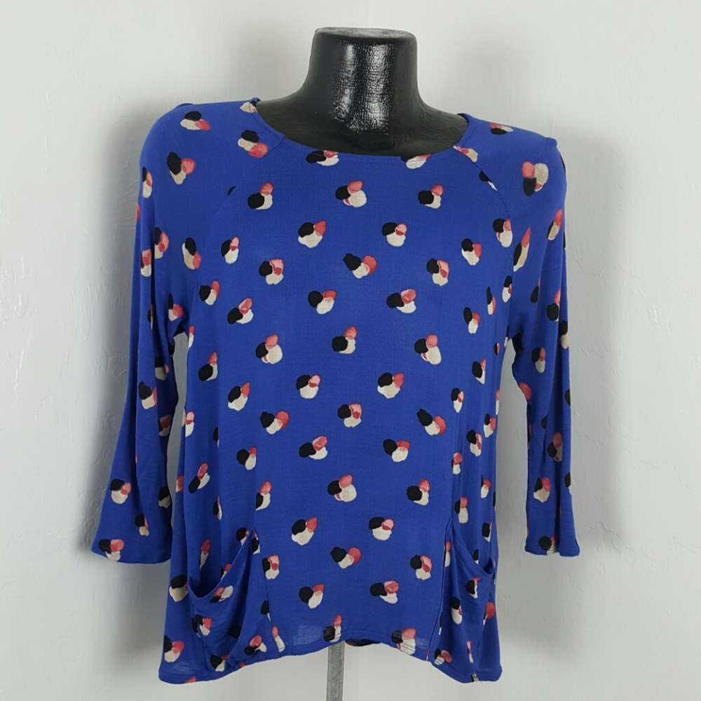 Lucky Brand women top tunic long sleeve size M